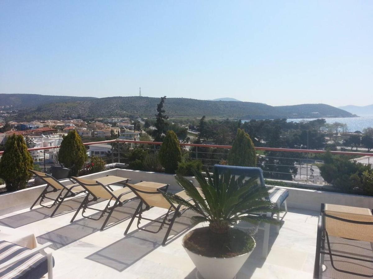Varkiza Seaside Penthouse With Private Roof Deck Vári المظهر الخارجي الصورة